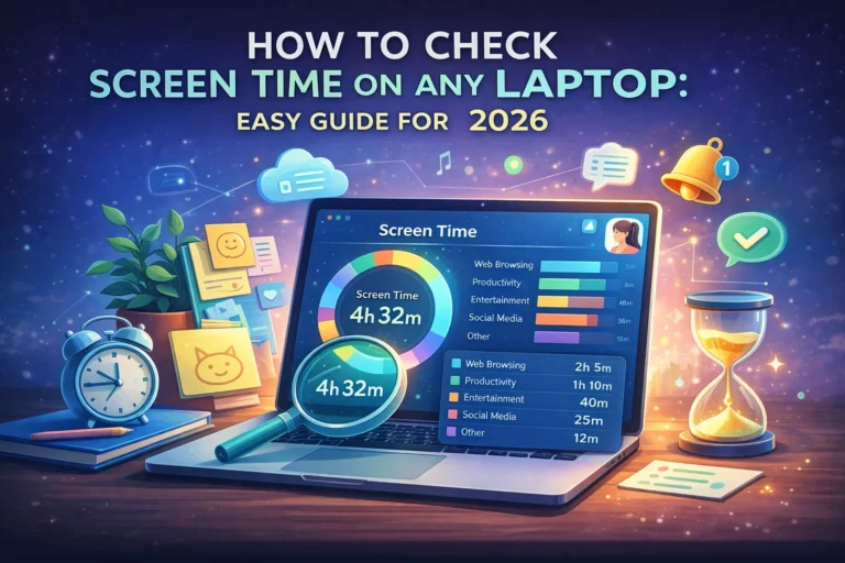 How to Check Screen Time on Laptop