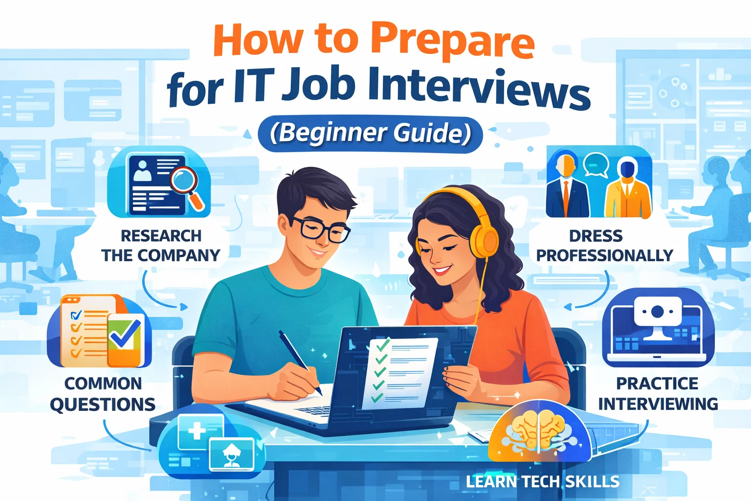 How to Prepare for IT Job Interviews, it job interview preparation​