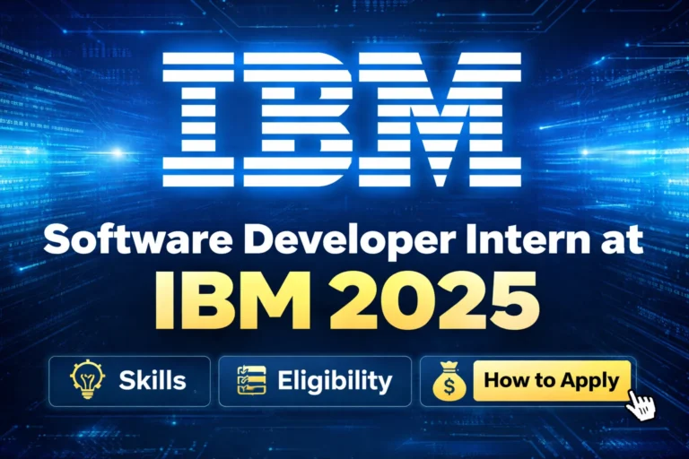 Software Developer Intern at IBM - 2025