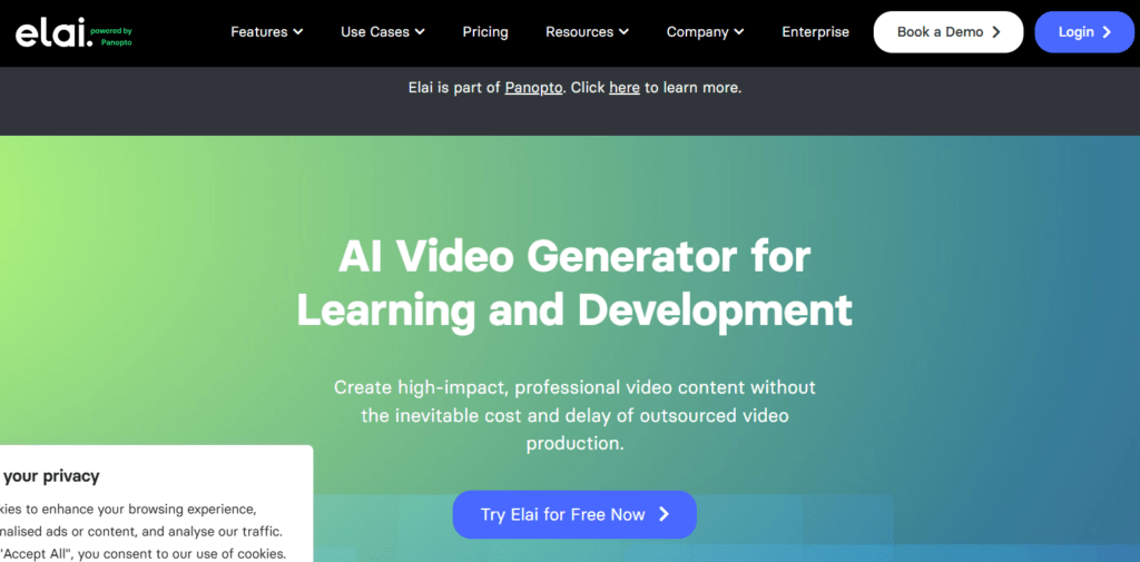 elai io ai video generation tool